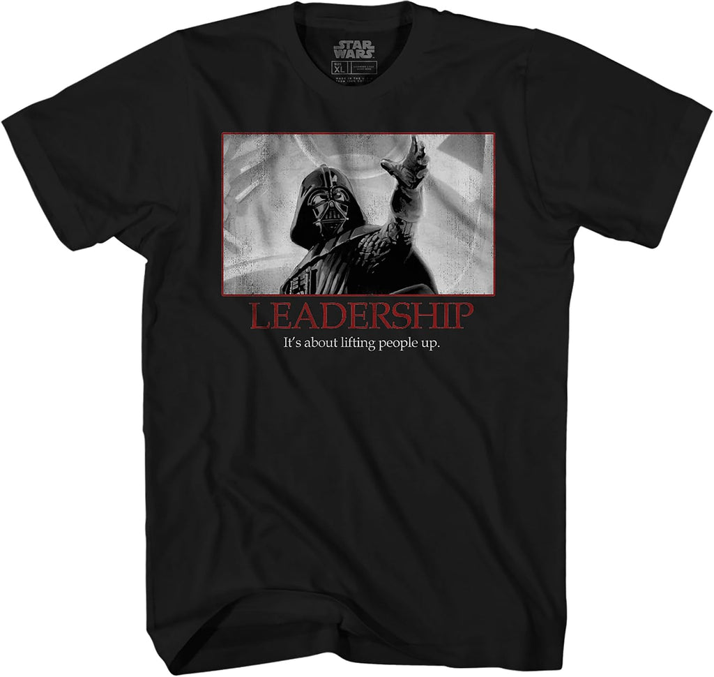 Darth Vader Leadership Motivational Poster Mens T-Shirt