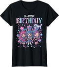 Kpop Birthday Girl Cute K-Pop Bday Party Girls Kids Youth T-Shirt