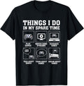 Funny Gamer Things I Do in My Spare Time Gaming T-Shirt