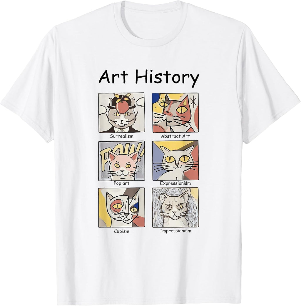 Art History Funny Cat Art Lover Painting Painter