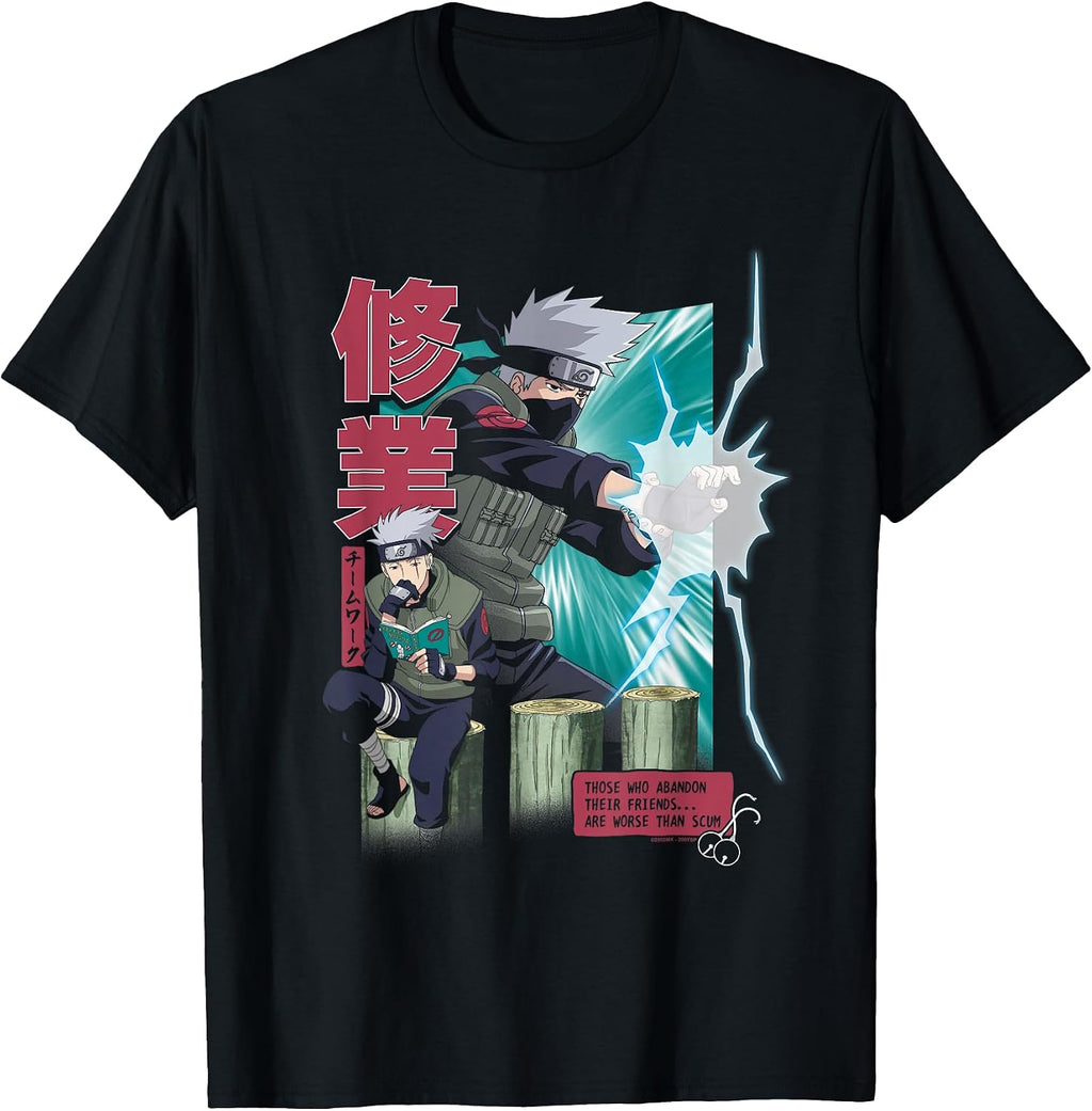Shippuden Kakashi Training Montage Anime T-Shirt