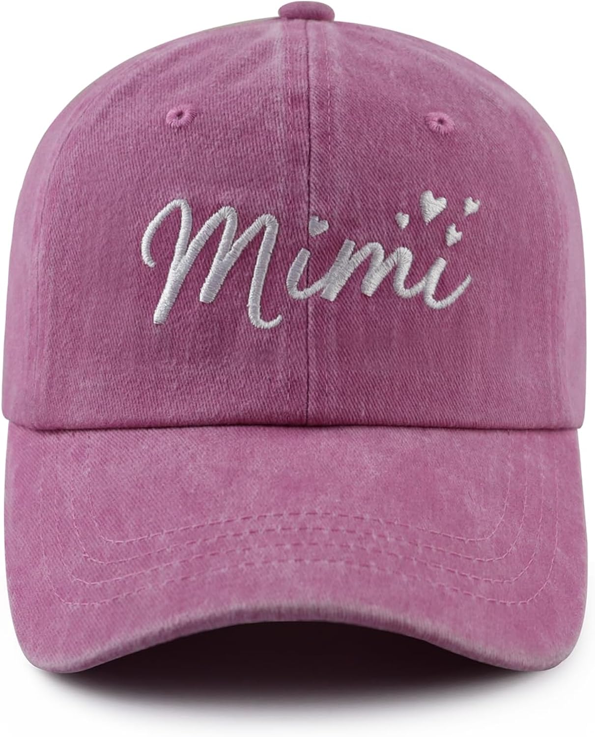 Nana Gigi Mimi Hat for Women, Funny Adjustable Cotton Embroidered Grandma Baseball Cap
