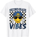 Retro Second Grade Vibes Back to School 2nd Grade Boys Kids T-Shirt
