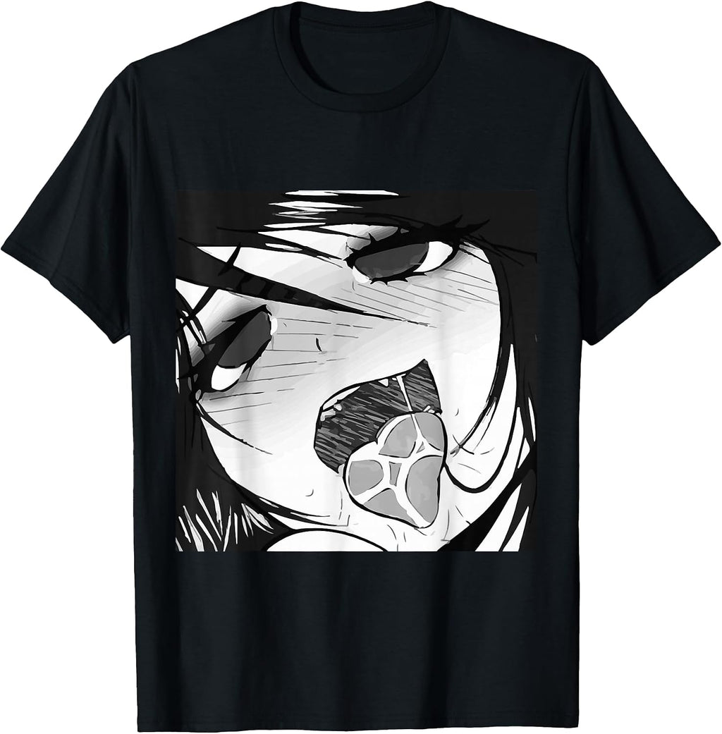 Ecchi Otaku Hentai Waifu Ahegao Girl Manga Anime T-Shirt T-Shirt