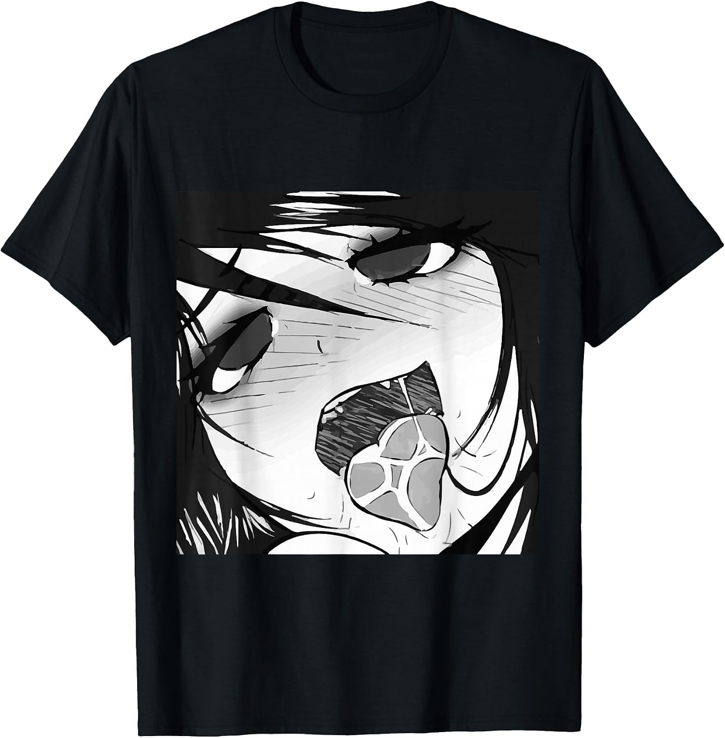 Ecchi Otaku Hentai Waifu Ahegao Girl Manga Anime T-Shirt T-Shirt