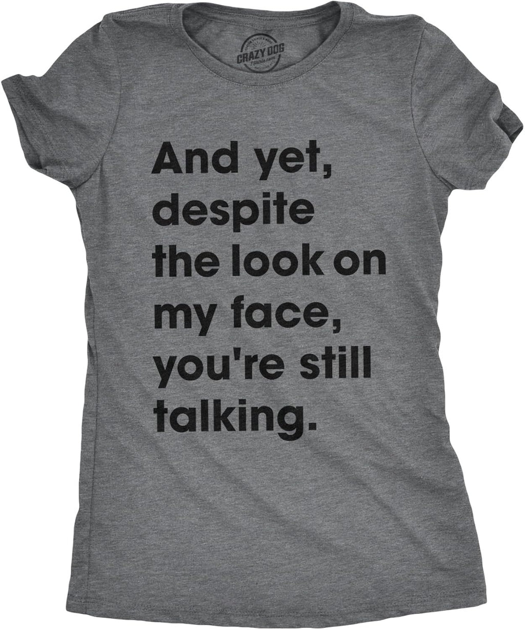Womens Sarcastic T Shirts with Funny Sayings Novelty Graphic Tees for Women