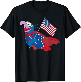 The Muppets Gonzo 4th of July American Flag USA 250th T-Shirt