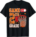 2nd Grade Basketball Back to School Second Grade Boys Kids T-Shirt