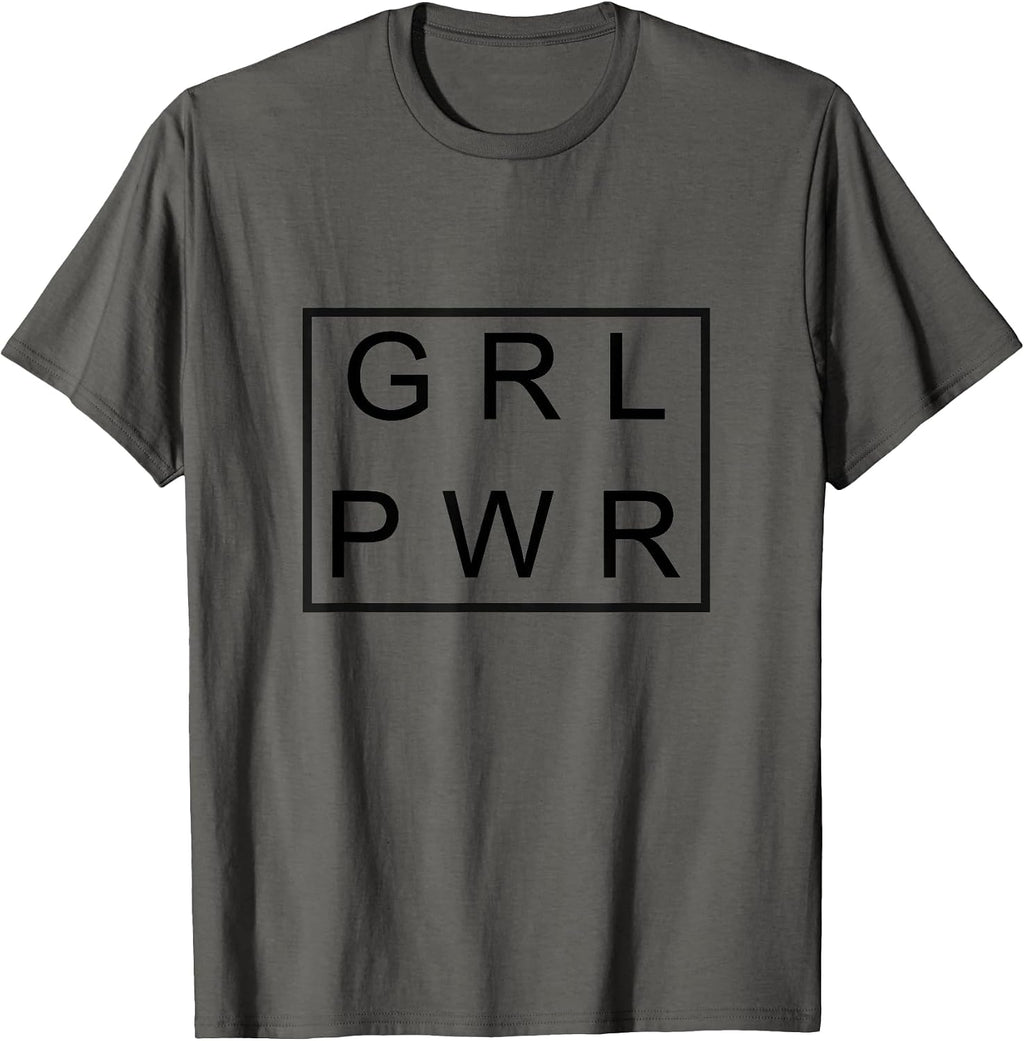 Girl Power GRL PWR - Popular Motivational Quote Tshirt T-Shirt