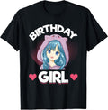 Anime Manga Birthday Girl Birthday T-Shirt
