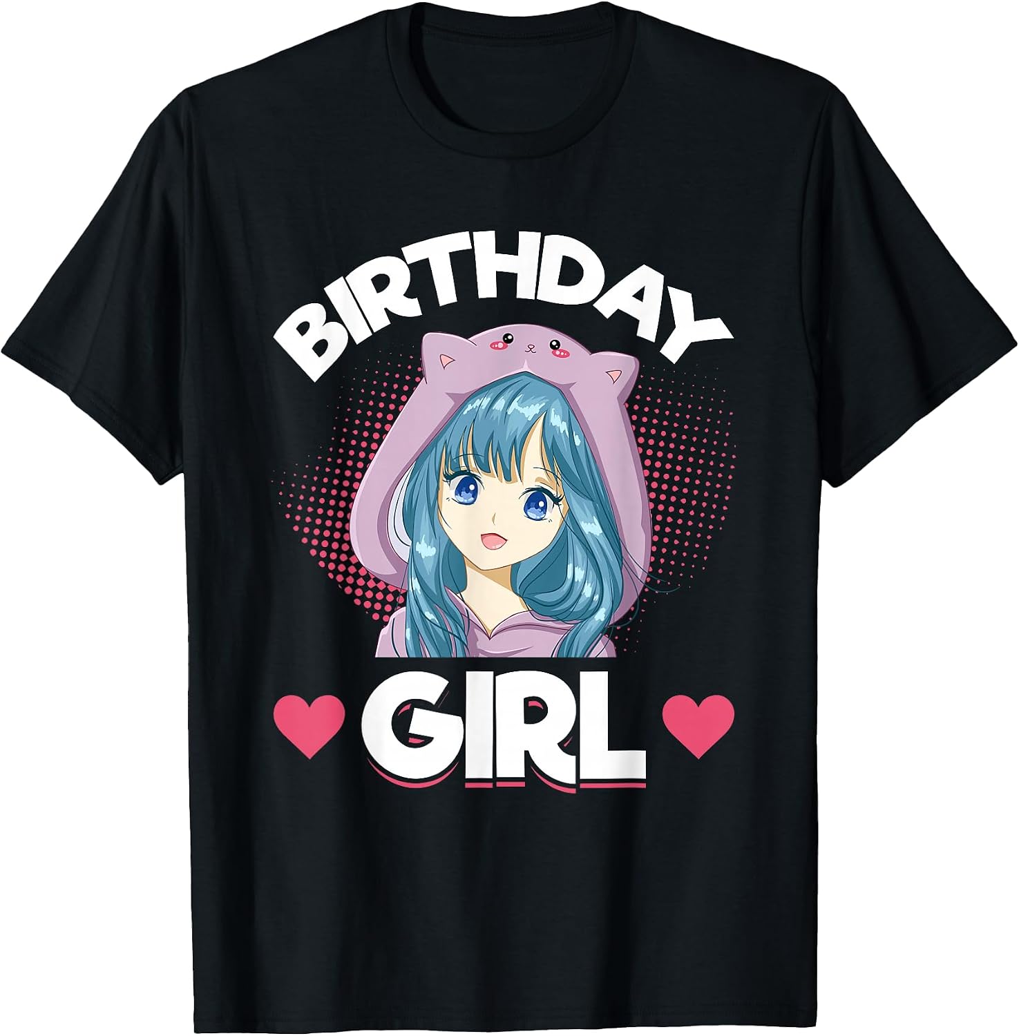 Anime Manga Birthday Girl Birthday T-Shirt