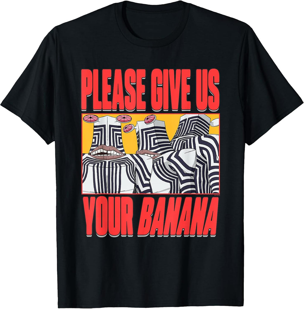 Please Give Us Your Banana Aliens Anime T-Shirt