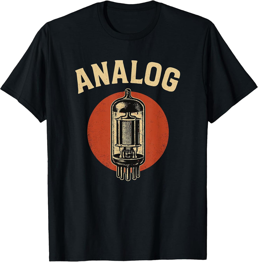 Analog Retro Vacuum Tube Vintage Style T-Shirt