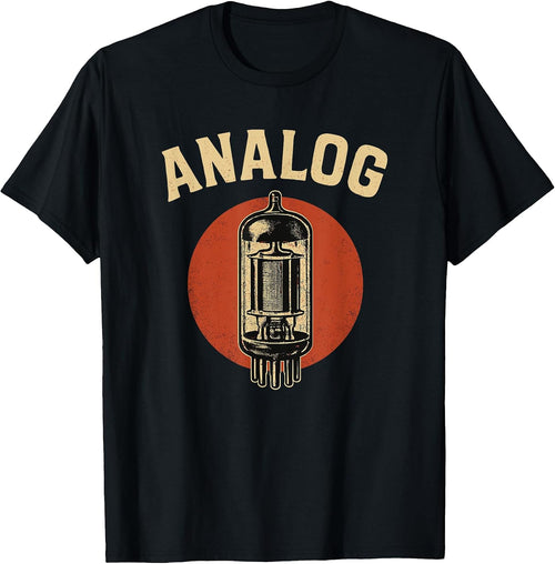 Analog Retro Vacuum Tube Vintage Style T-Shirt