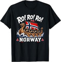 Funny Ro Row Norway Viking Ship Rowing Supporter Fan T-Shirt