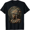 Aztec Warrior Mexican Mythology Inca Mayan Indigenous T-Shirt