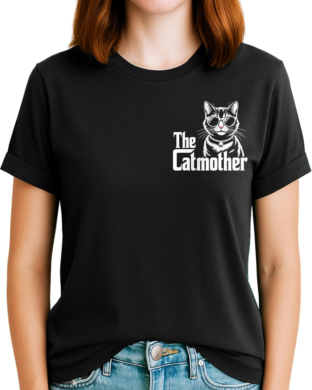 Funny Cat Mother T-Shirt - Cat Mom Shirt - Pet Lover Gift for Women