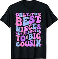Only The Best Nieces Get Promoted to Big Cousin Cool Cousins T-Shirt
