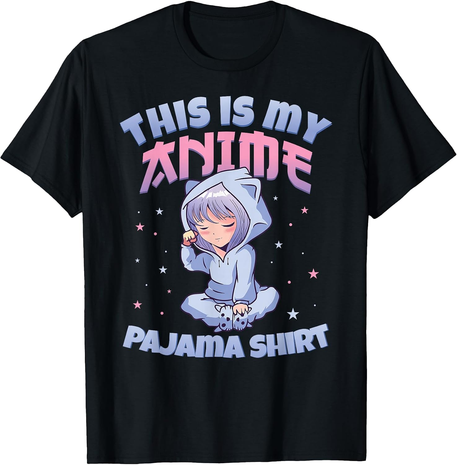 Cute PJ Anime PJs Anime Merch Girls This is My Anime Pajama T-Shirt