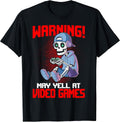 Gamer Skeleton Gaming Video Games T-Shirt - Unisex, Black, Small, Short Sleeve, T-Shirt