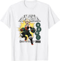 Katsuki Bakugo Burst with Icons Anime T-Shirt