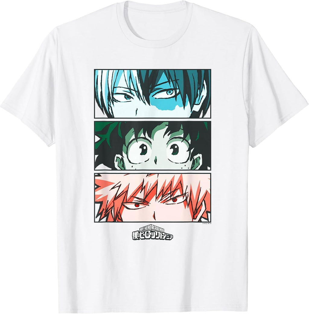 Todoroki Deku Bakugo Eyes Anime T-Shirt