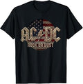 Official AC/DC Rock or Bust US Flag 4th of July Rock T-Shirt
