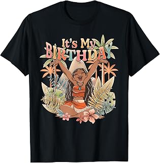 Moana Birthday It's My Birthday Moana Island Joy T-Shirt