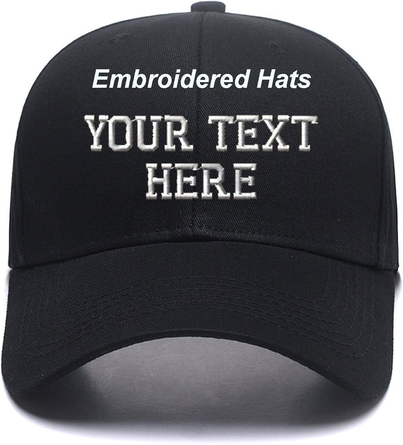 Custom Embroidered Hats Your Own Text Curved Bill Hip Hop Snapback Baseball Hats