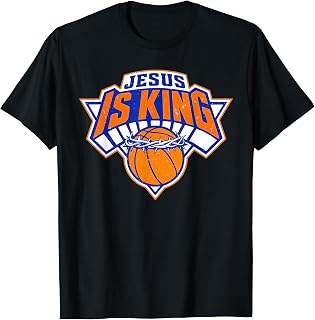 Vintage Jesus is King Basketball Christian Faith Men Women T-Shirt
