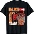 1st Grade Basketball Back to School First Grade Boys Kids T-Shirt