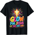 Let Your Light Shine for Jesus Christian Faith Cross Bright T-Shirt