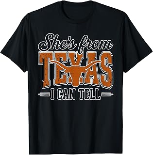 Can Tell She's from Texas Retro Country T-Shirt
