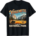 Yosemite California National Park 1890 Camping Souvenir T-Shirt