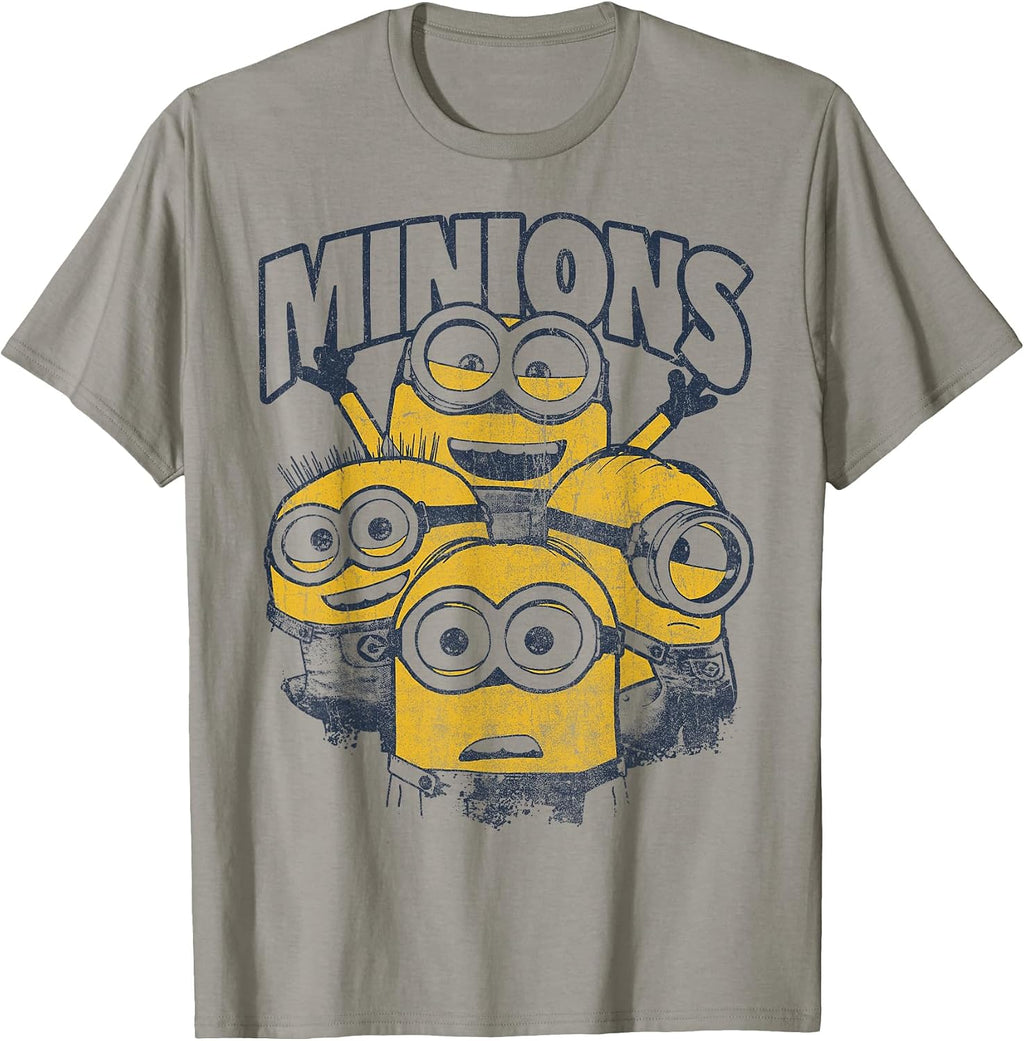Minions Vintage Group Graphic T-Shirt T-Shirt