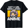 Anime Gift for Teen Girls Women Anime Merch Anime Lover Girl T-Shirt
