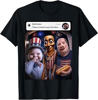 John Pork Fourth of July Tung Tung Tung Sahur AI Baby T-Shirt