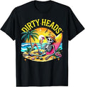 Dirty Heads Skeleton Beach Summer Vacation T-Shirt