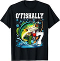 O'fishally 7 Years Old Fishing 7th Birthday Boys Kids T-Shirt