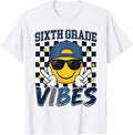 Retro Sixth Grade Vibes Back to School 6th Grade Boys Kids T-Shirt