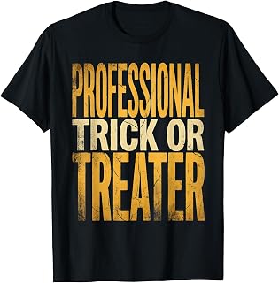 Professional Trick Or Treater Halloween Design T-Shirt