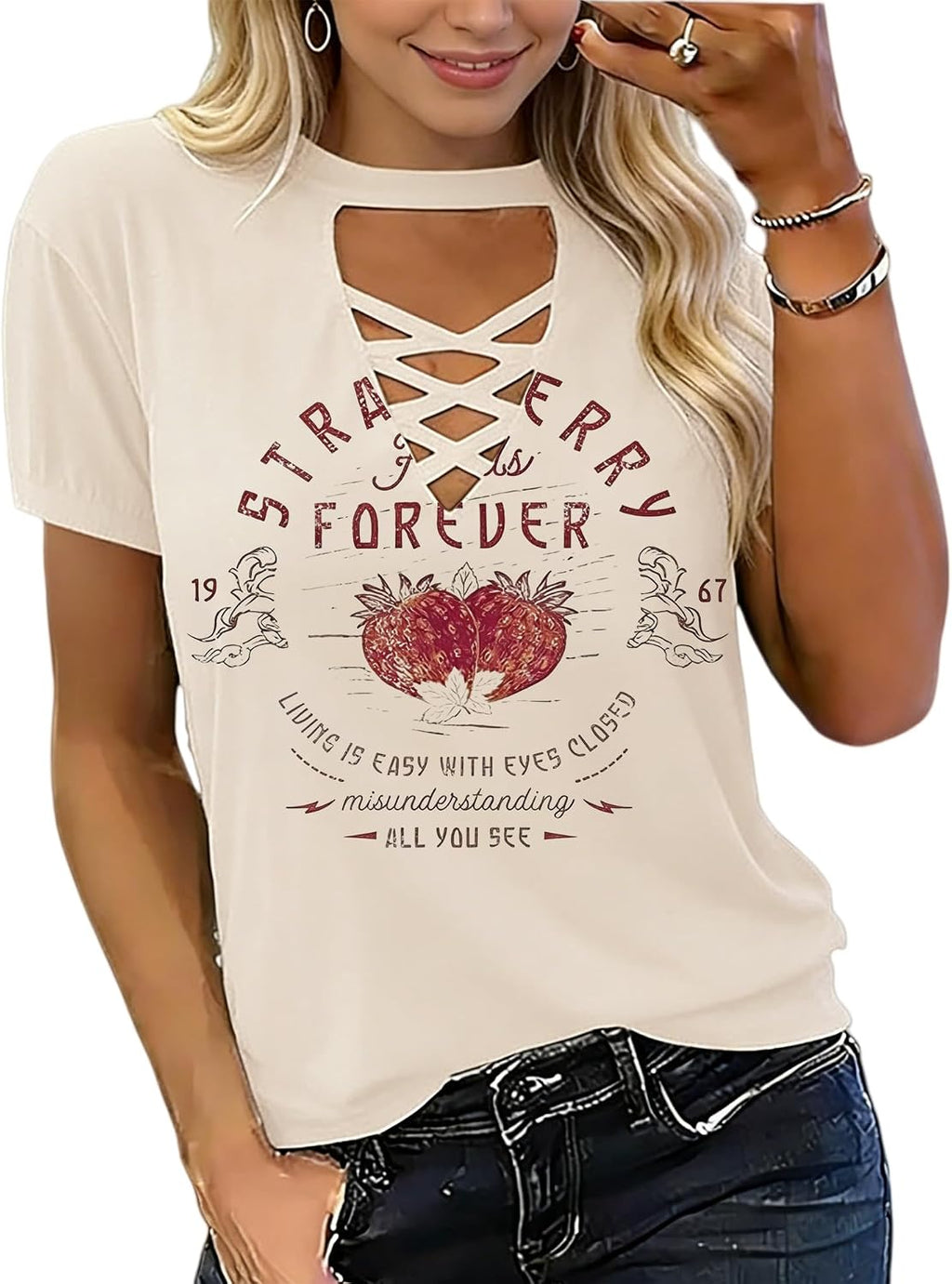 Rock and Roll Shirt Women Casual Country Music Tshirt Classic Rock Concert Outfits Vintage Nashville Graphic Tee Top