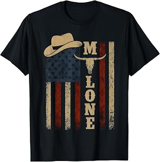 Vintage Malone Name Style Classic Gifts Kid Boy Girl Teens T-Shirt