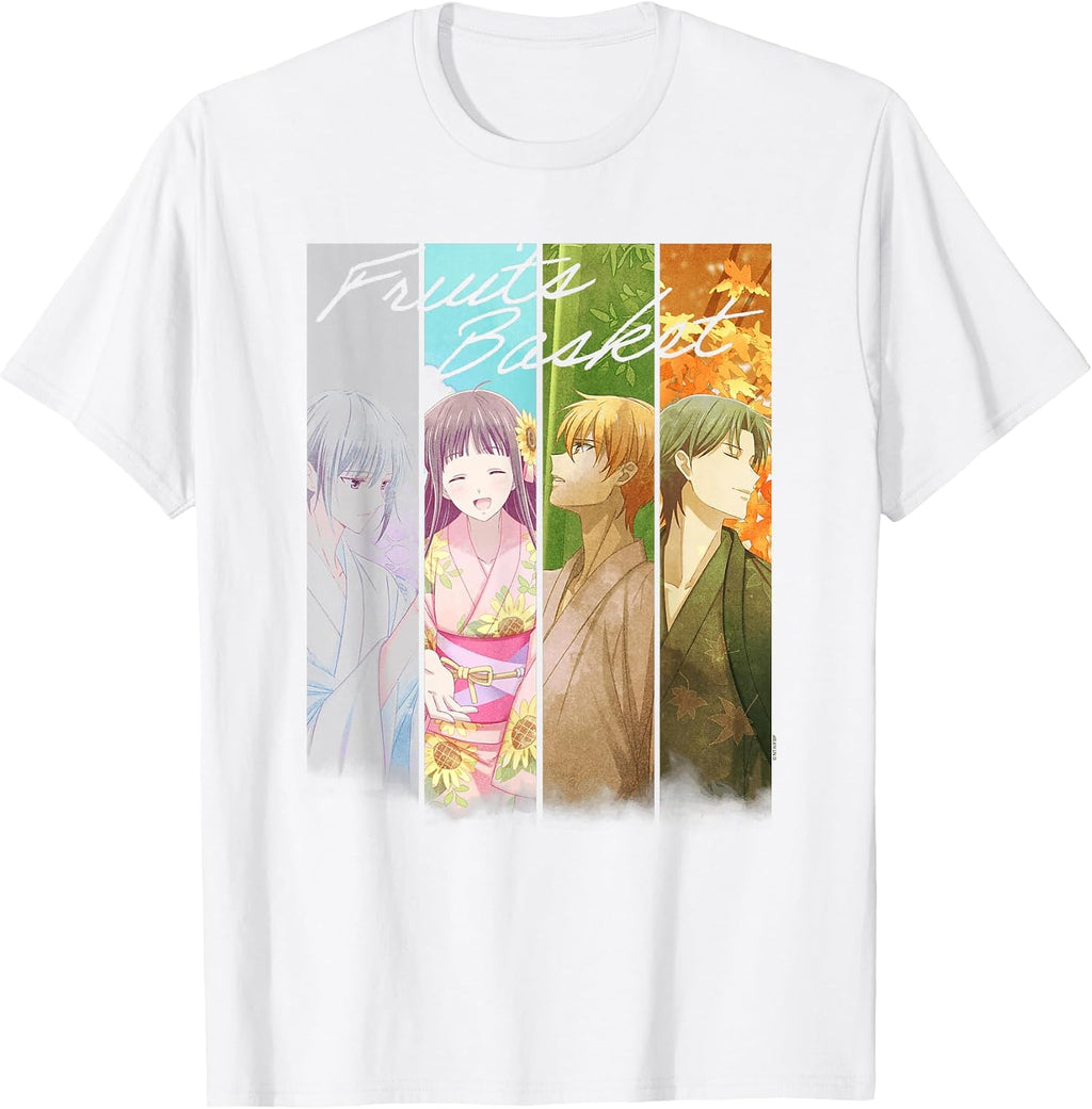 Watercolor Character Portraits Anime T-Shirt