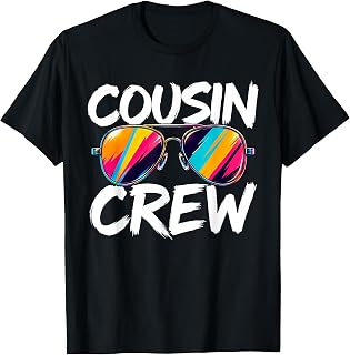 Cousin Crew Family Reunion Vacation Adults Toddlers Kids T-Shirt