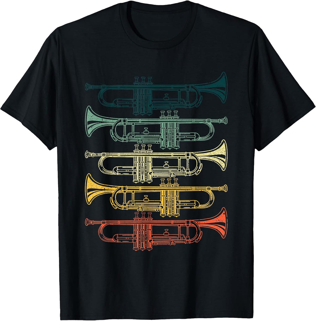 Cool Trumpet for Men Women Marching Band Musician Jazz Music T-Shirt