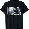 Eat Your Protein Anime Gym Manga Bodybuilding Fitness Anime T-Shirt
