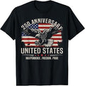 USA Independence 250th Anniversary 1776 2026 Eagle T-Shirt