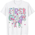 First Grade 1st Coquette Cute Floral First Day Teacher Girl T-Shirt