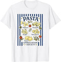 Pasta Appreciation Society Funny Foodie Italian Food Lover T-Shirt